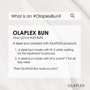 What is an OLAPLEX Bun?