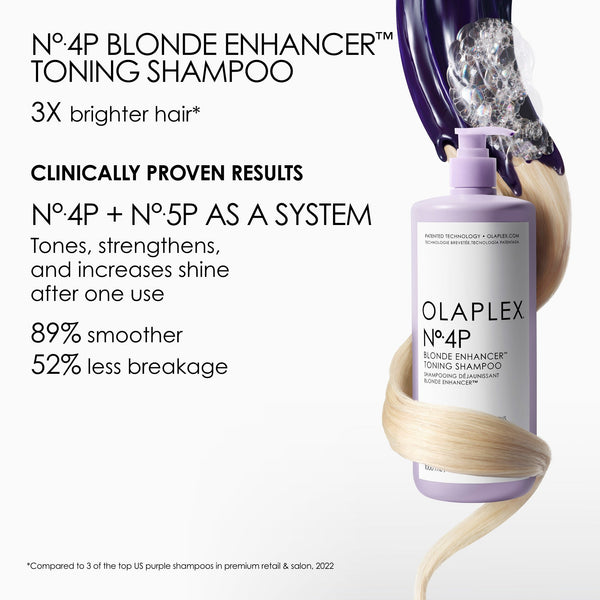 Nº.4P BLONDE ENHANCER™ TONING SHAMPOO LITER